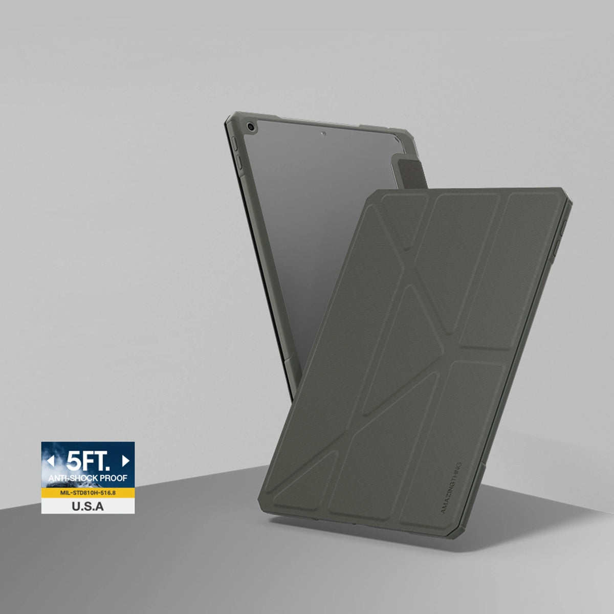 Etui AMAZINGTHING Titan Pro na iPad Air 11" M3/M4 (2025/2026) - szare – zdjęcie 4
