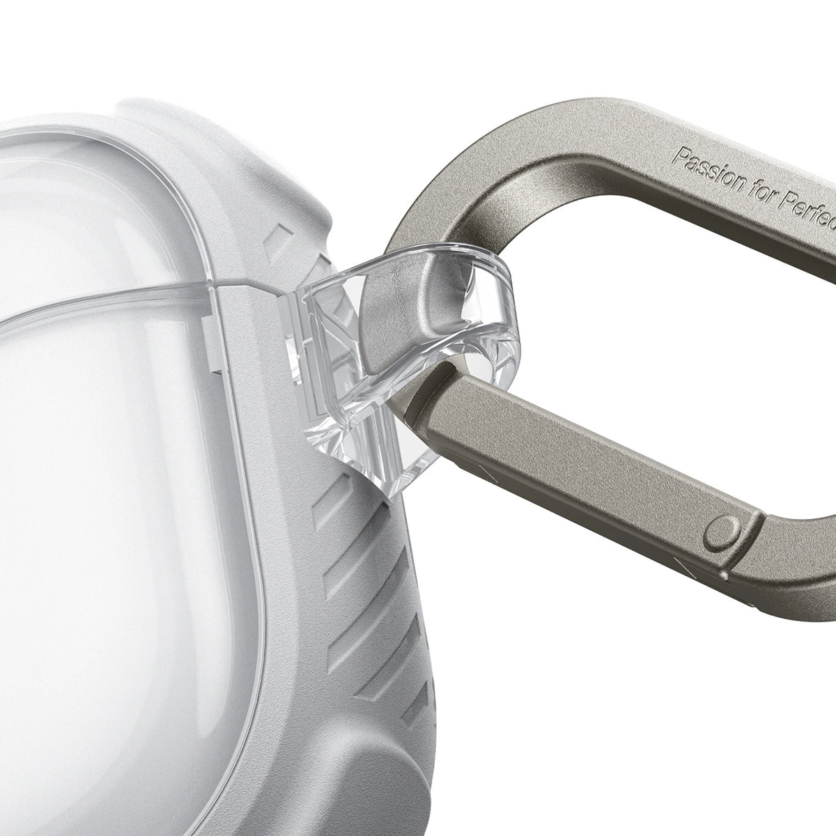 Etui AMAZINGTHING Titan Pro Mag Case Clear do AirPods Pro 3 - białe – zdjęcie 15