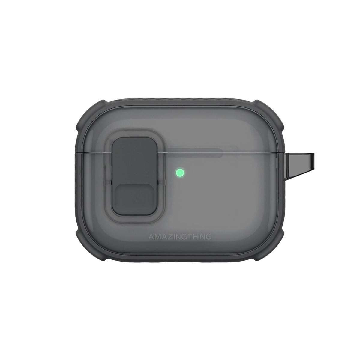 Etui AMAZINGTHING Titan Pro Mag Case Clear do AirPods Pro 3 - czarne