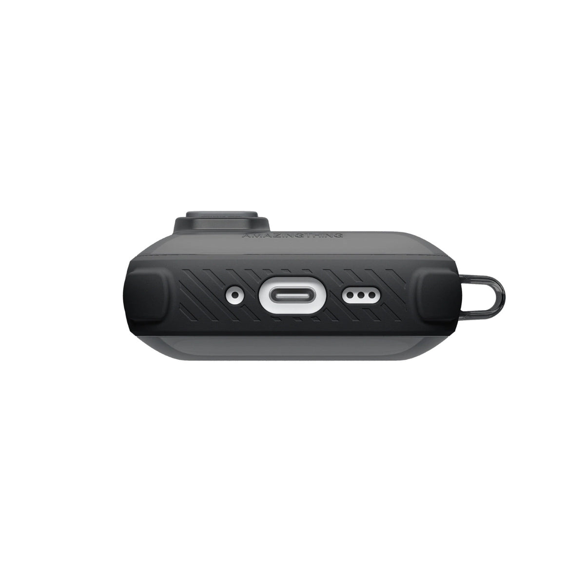 Etui AMAZINGTHING Titan Pro Mag Case Clear do AirPods Pro 3 - czarne – zdjęcie 3