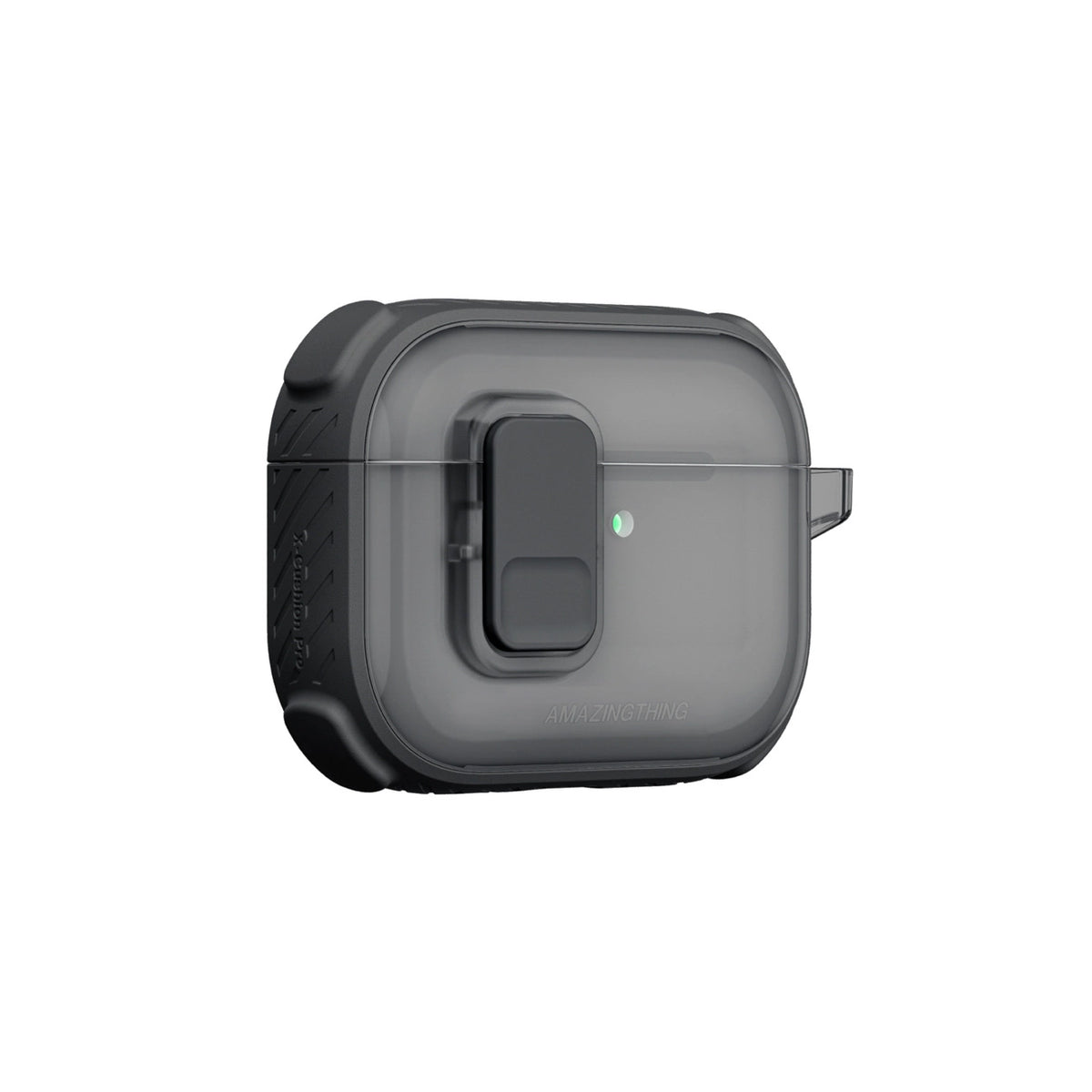 Etui AMAZINGTHING Titan Pro Mag Case Clear do AirPods Pro 3 - czarne – zdjęcie 5