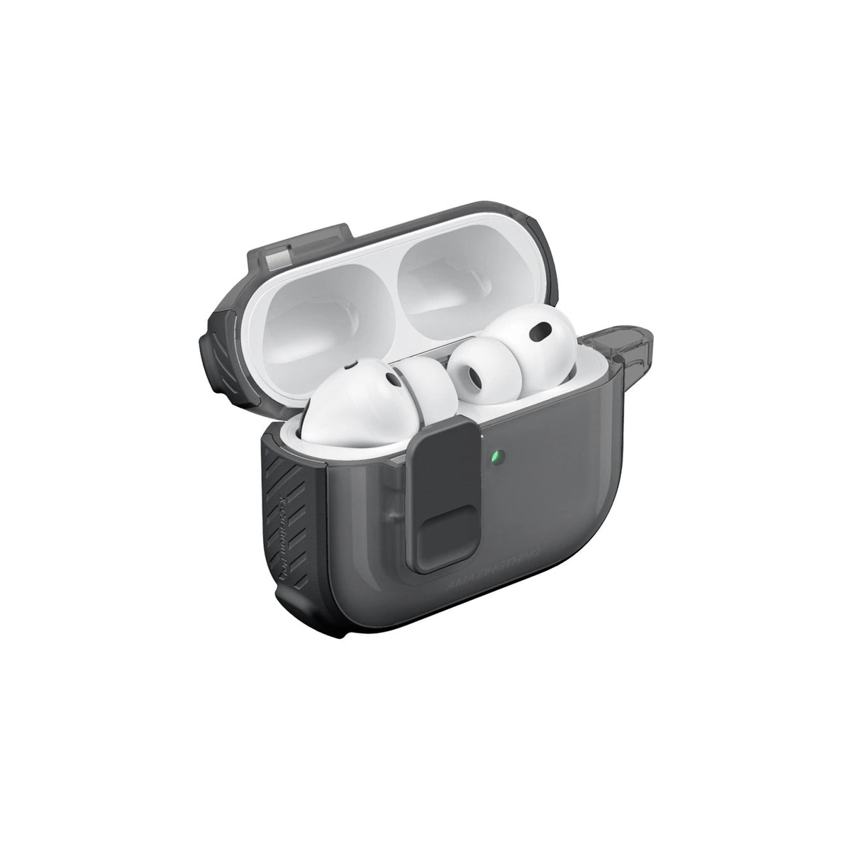 Etui AMAZINGTHING Titan Pro Mag Case Clear do AirPods Pro 3 - czarne – zdjęcie 7