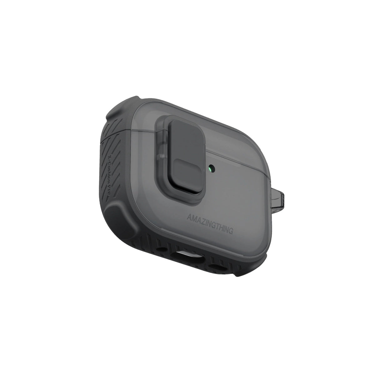 Etui AMAZINGTHING Titan Pro Mag Case Clear do AirPods Pro 3 - czarne – zdjęcie 8