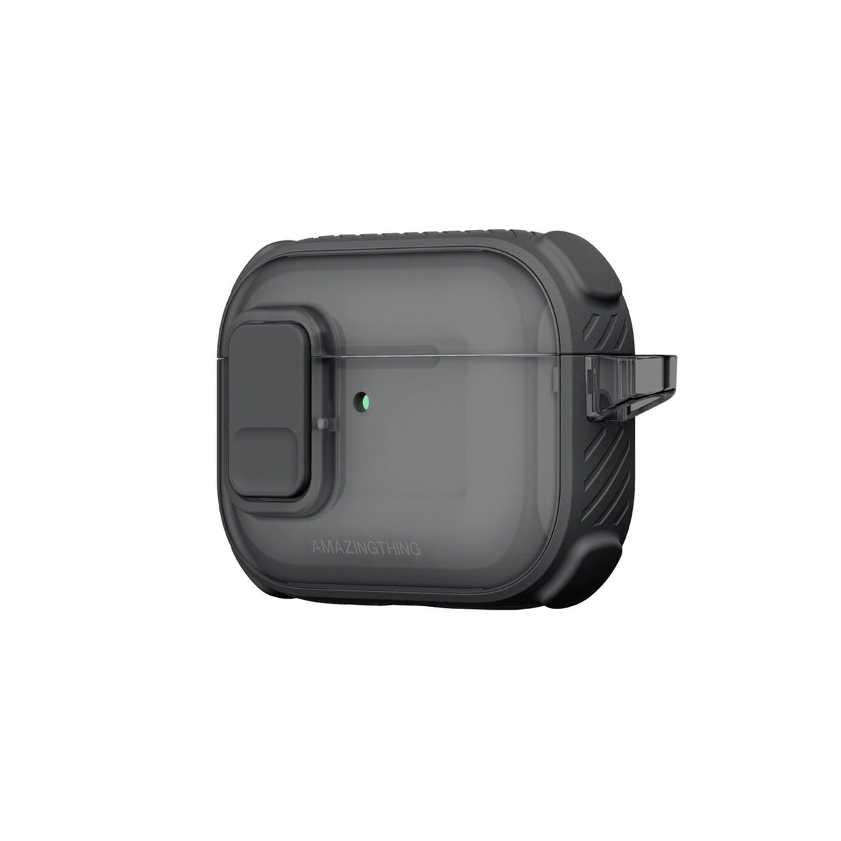 Etui AMAZINGTHING Titan Pro Mag Case Clear do AirPods Pro 3 - czarne – zdjęcie 9