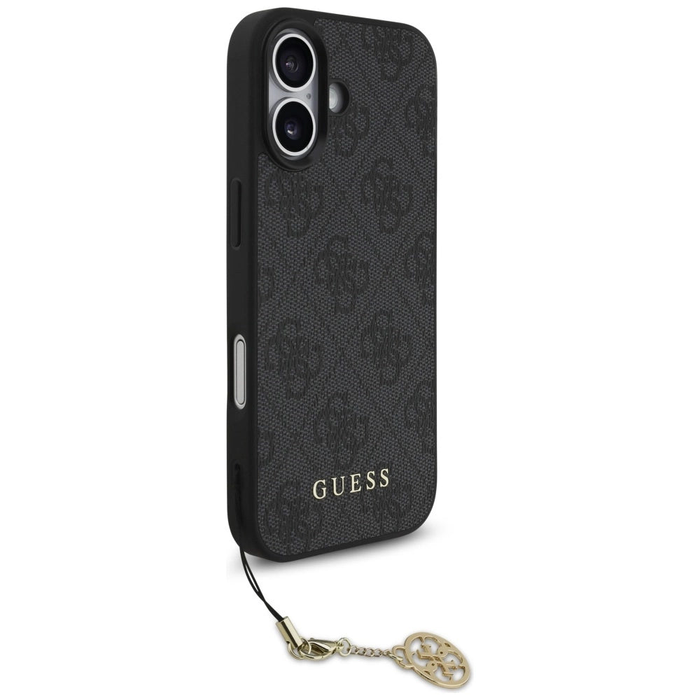 Etui Guess 4G Charms Collection MagSafe na iPhone 17 - czarne – zdjęcie 3
