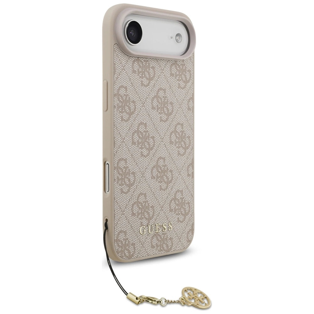 Etui Guess 4G Charms Collection MagSafe na iPhone Air - różowe – zdjęcie 3
