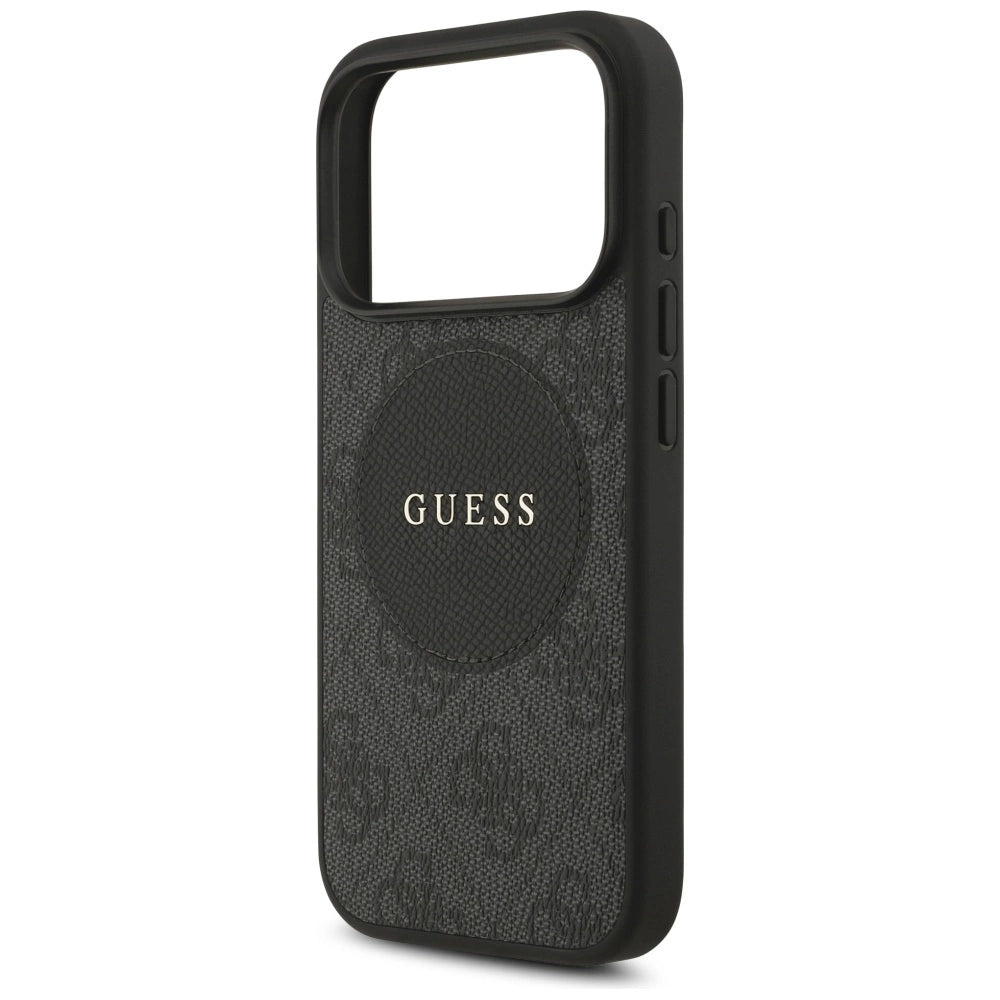 Etui Guess 4G Circle Classic Logo MagSafe na iPhone 17 Pro - czarne – zdjęcie 6