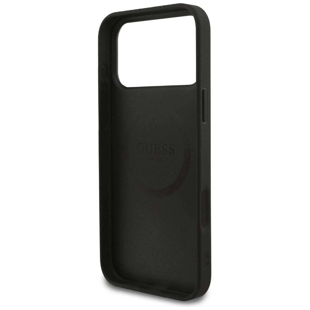 Etui Guess Saffiano Classic Logo MagSafe na iPhone 17 Pro Max - czarne – zdjęcie 7