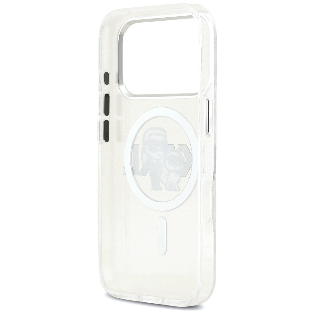 Etui Karl Lagerfeld IML Glitter Karl & na iPhone 17 Pro - przezroczyste – zdjęcie 7