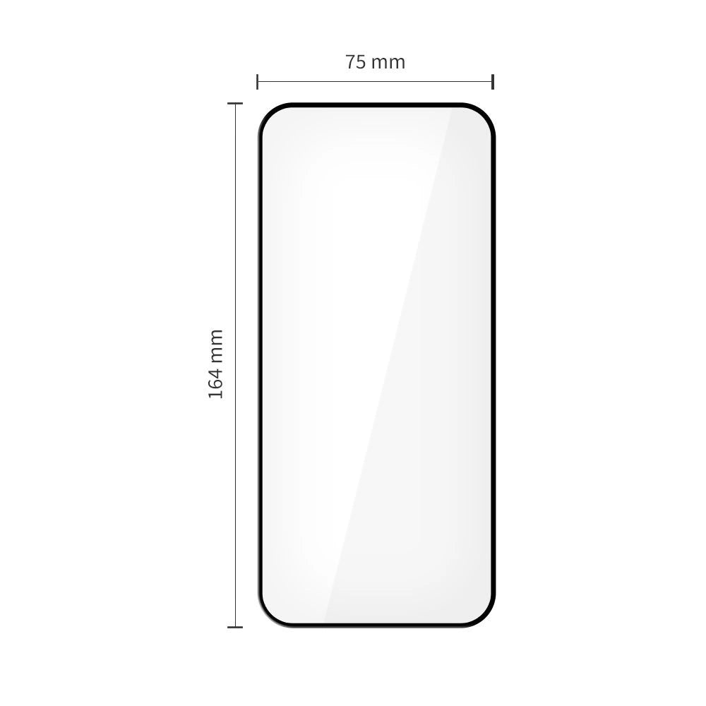 Szkło hartowane Tech-Protect Glass na Xiaomi Redmi 15 4G / 5G - czarne – zdjęcie 2