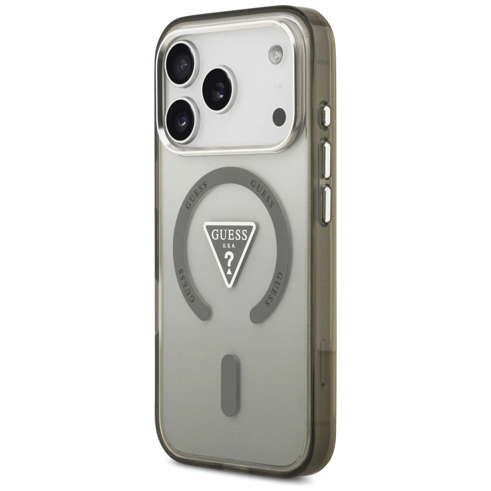 Etui Guess IML Gradient Triangle Logo MagSafe na iPhone 17 Pro - zielone – zdjęcie 2