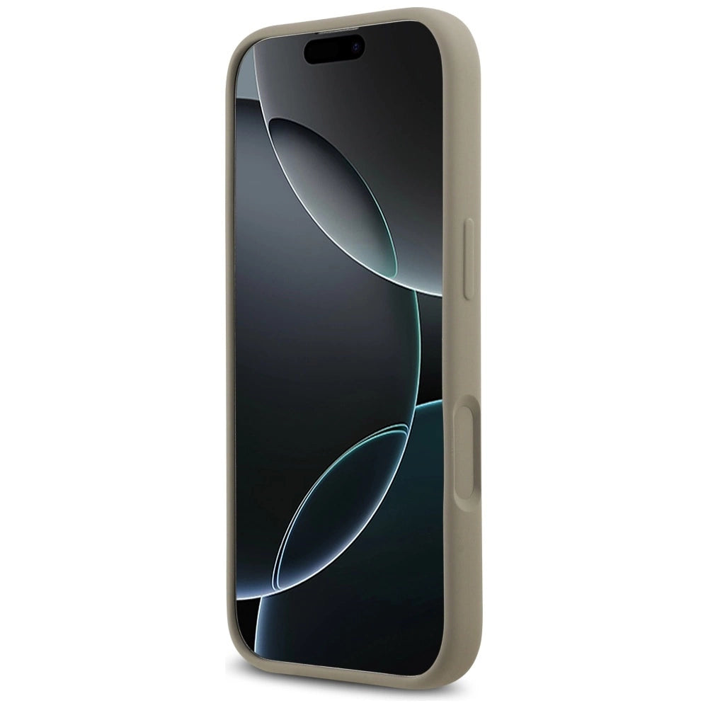 Etui Guess Silicone Big 4G Script na iPhone 17 - brązowe – zdjęcie 5