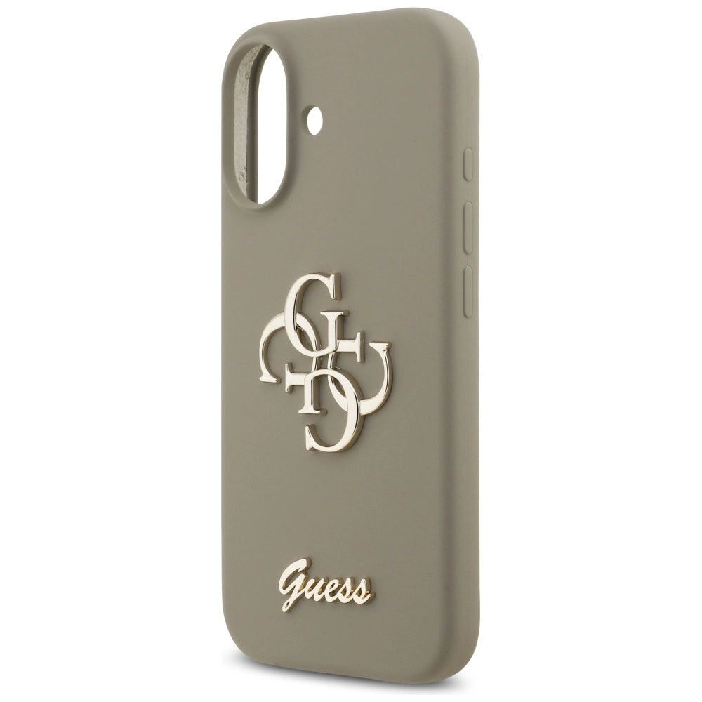 Etui Guess Silicone Big 4G Script na iPhone 17 - brązowe – zdjęcie 6