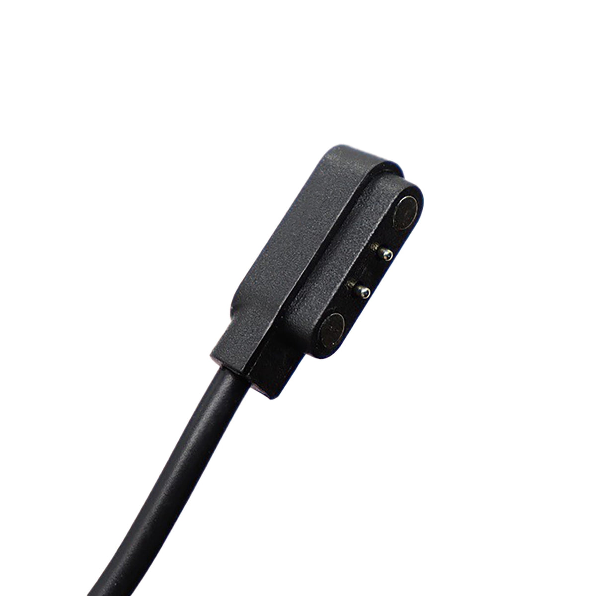 Ładowarka HUL-01 magnetyczna 2-pin 2,8 mm do smartwatchy 60 cm - czarna – zdjęcie 2
