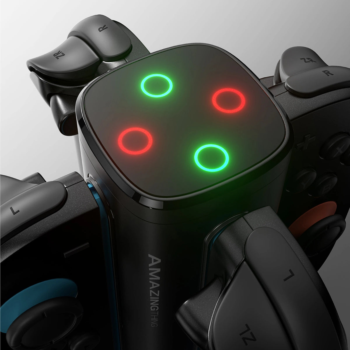 Stacja ładująca AMAZINGTHING do kontrolerów Nintendo Switch 2 - czarna – zdjęcie 7