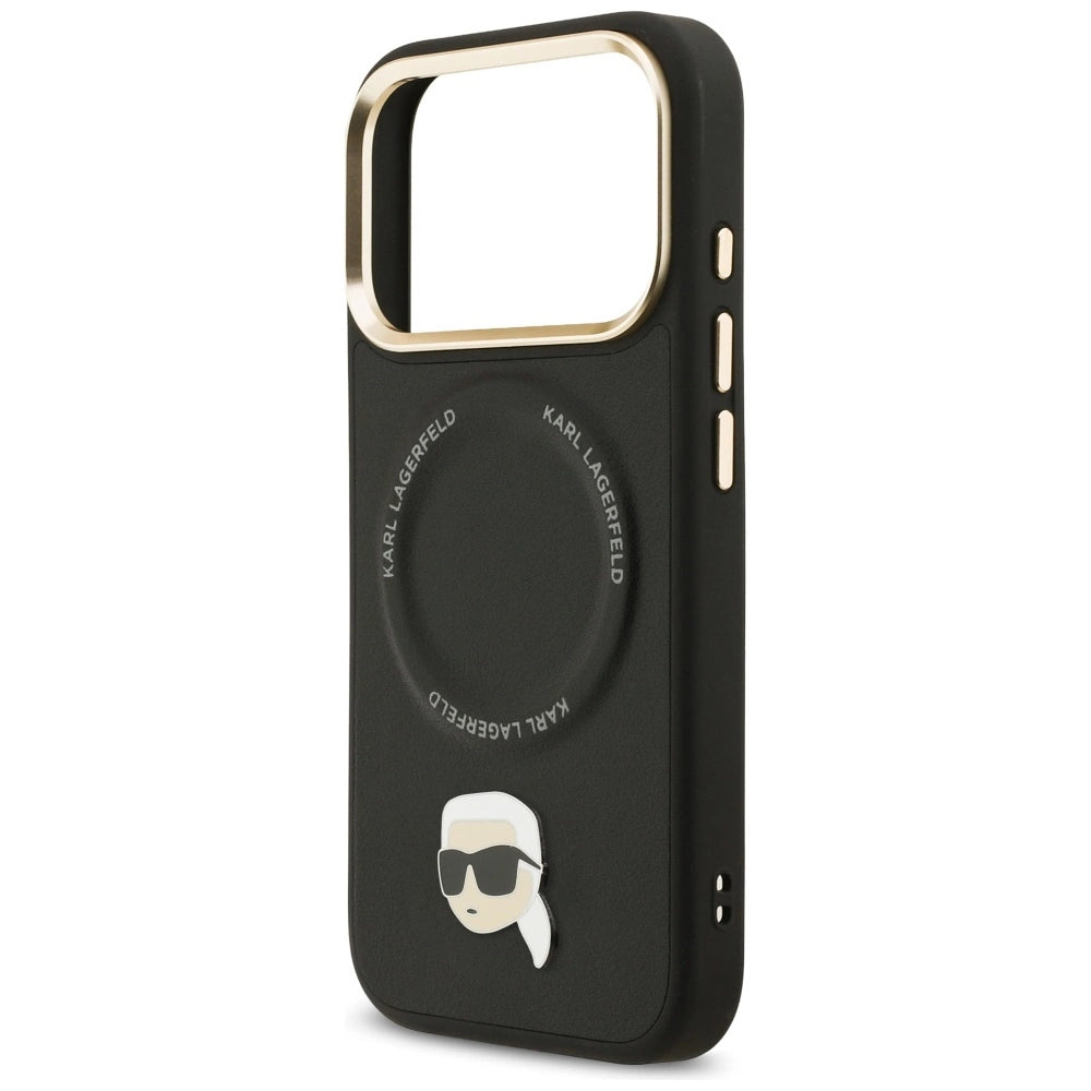 Etui Karl Lagerfeld Big Strap Karl Metal Logo na iPhone 17 Pro - czarne – zdjęcie 6