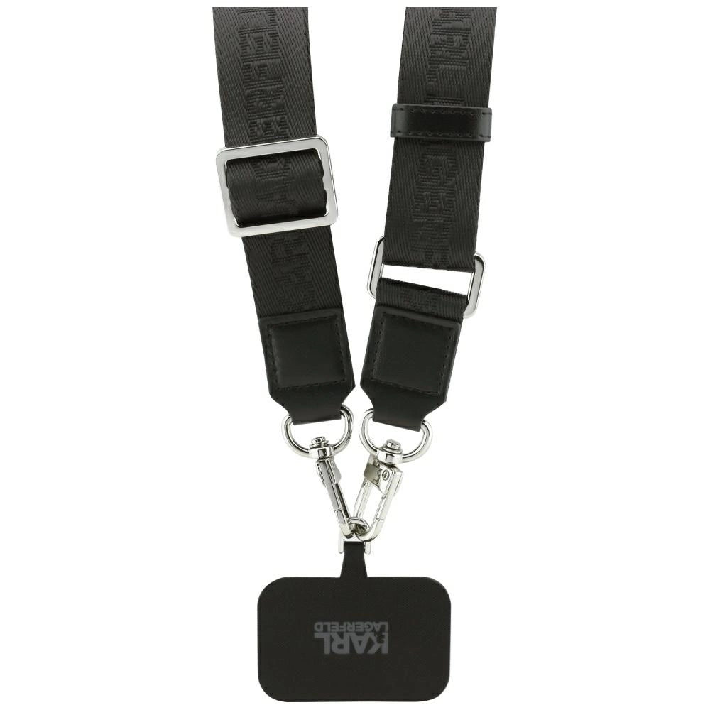 Etui Karl Lagerfeld Big Strap Karl Metal Logo na iPhone 17 Pro - czarne – zdjęcie 9