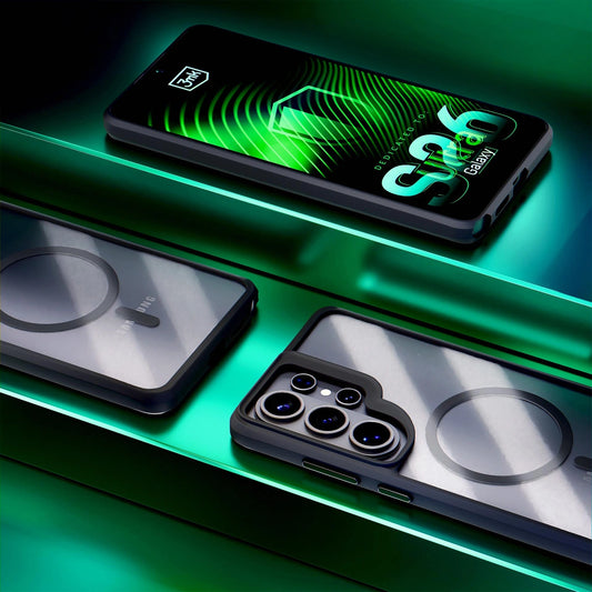 Etui 3mk Satin Armor na Samsung Galaxy S26 Ultra - przezroczysto-czarne