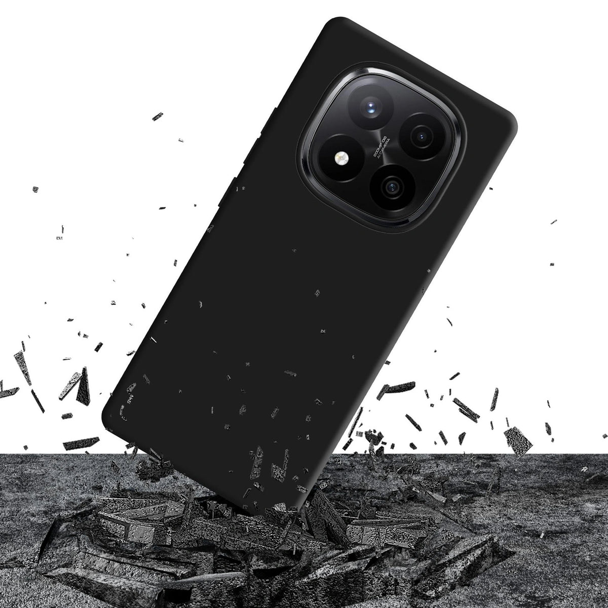 Etui 3mk Matt Case Pro na Xiaomi Redmi Note 15 Pro+ 5G - czarne matowe – zdjęcie 11