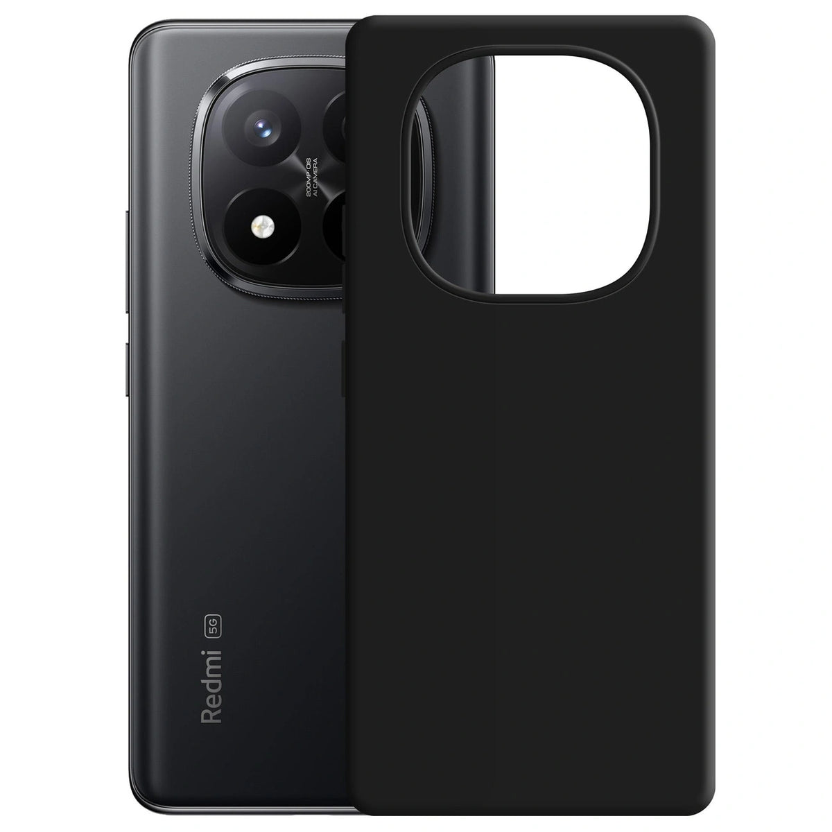 Etui 3mk Matt Case Pro na Xiaomi Redmi Note 15 Pro+ 5G - czarne matowe – zdjęcie 4