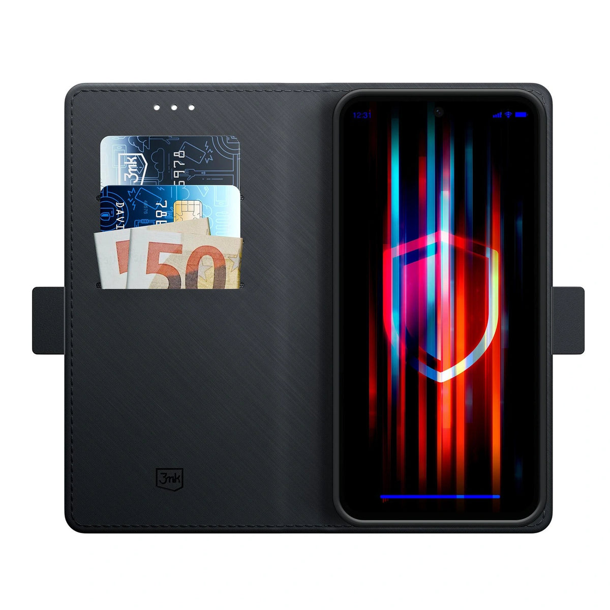 Etui 3mk Wallet Case na Honor X5C Plus 4G - czarne – zdjęcie 9