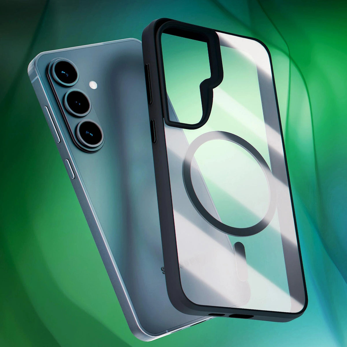 Etui 3mk Satin Armor MagCase na Samsung Galaxy S26 - przezroczysto-czarne – zdjęcie 11