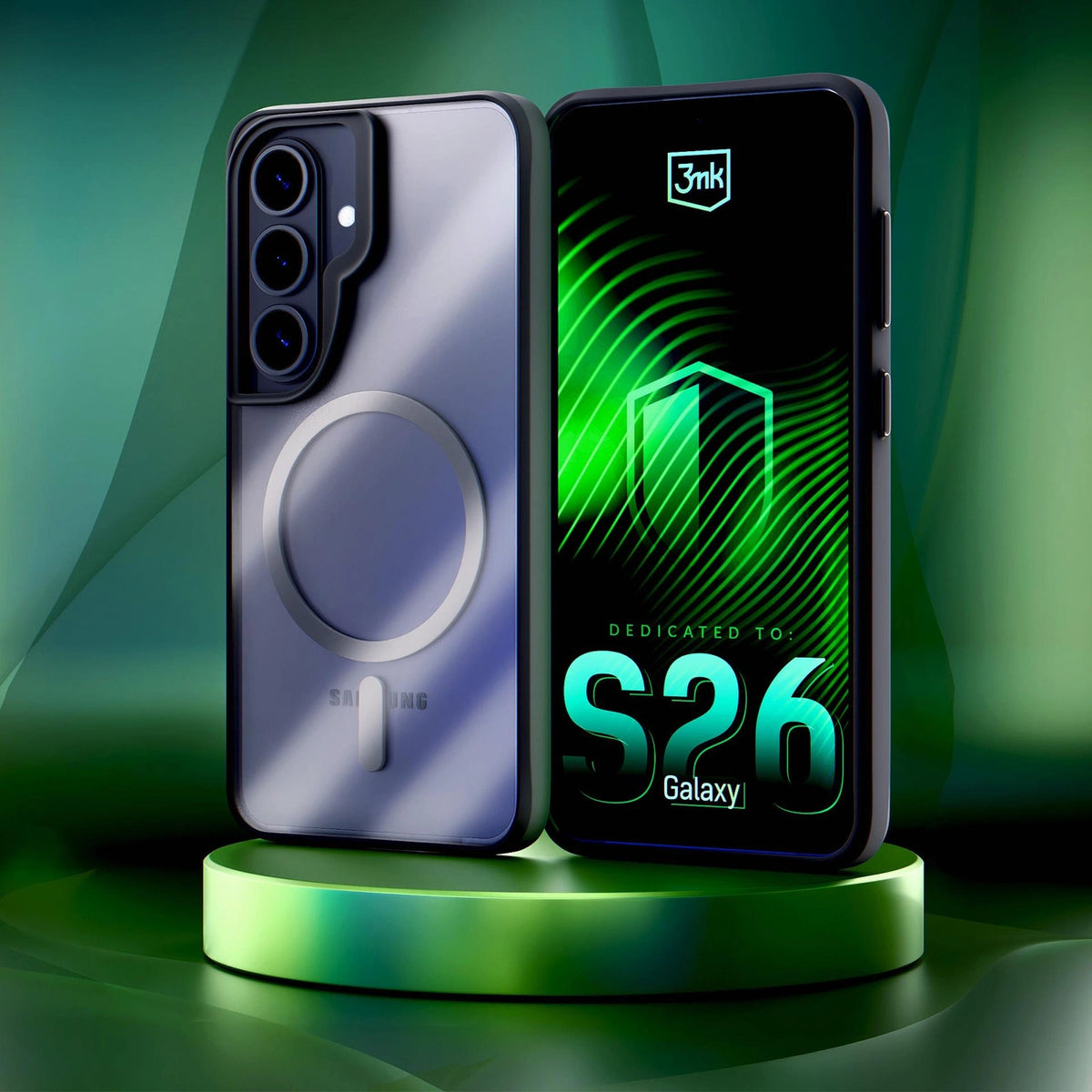 Etui 3mk Satin Armor MagCase na Samsung Galaxy S26 - przezroczysto-czarne – zdjęcie 12