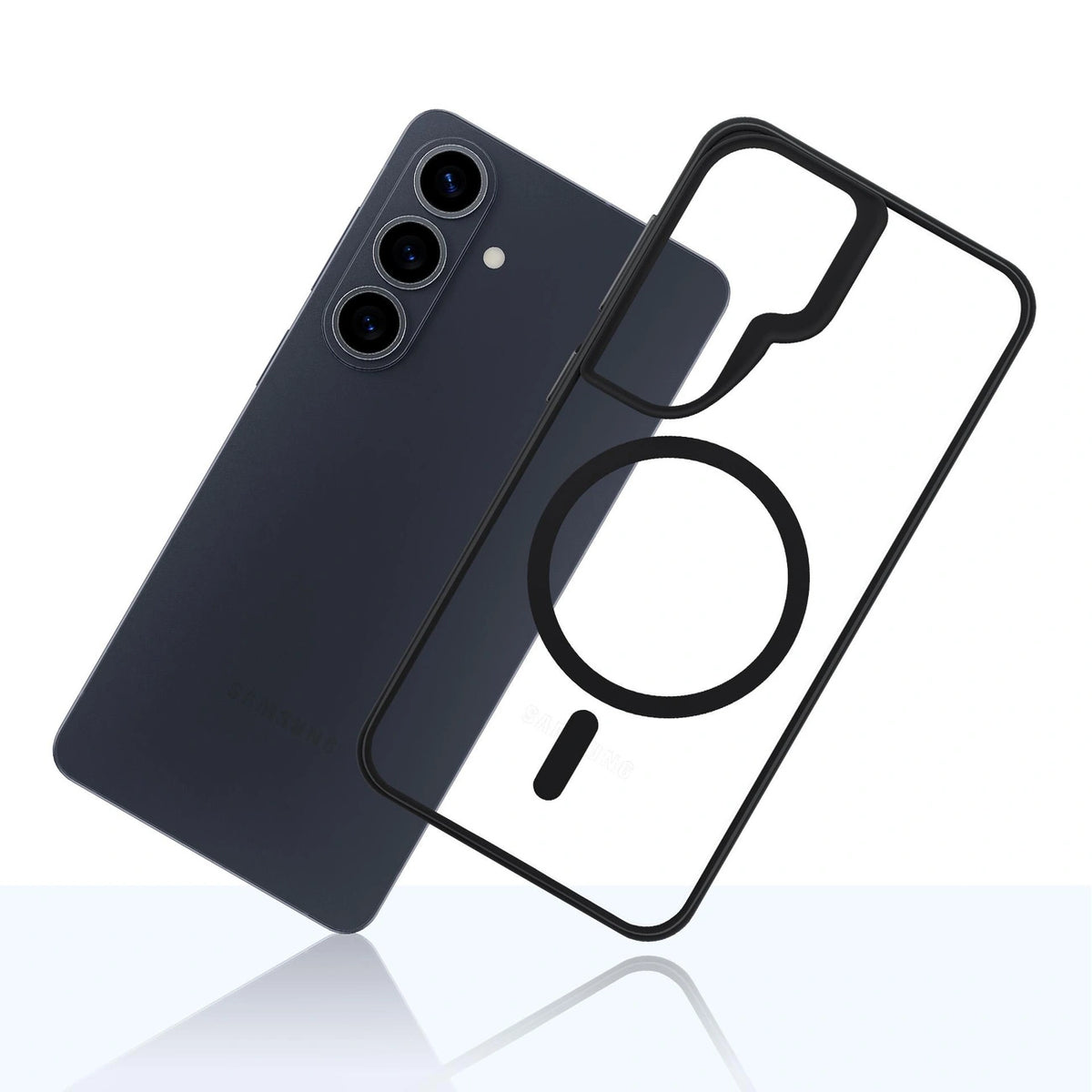 Etui 3mk Satin Armor MagCase na Samsung Galaxy S26 - przezroczysto-czarne – zdjęcie 6