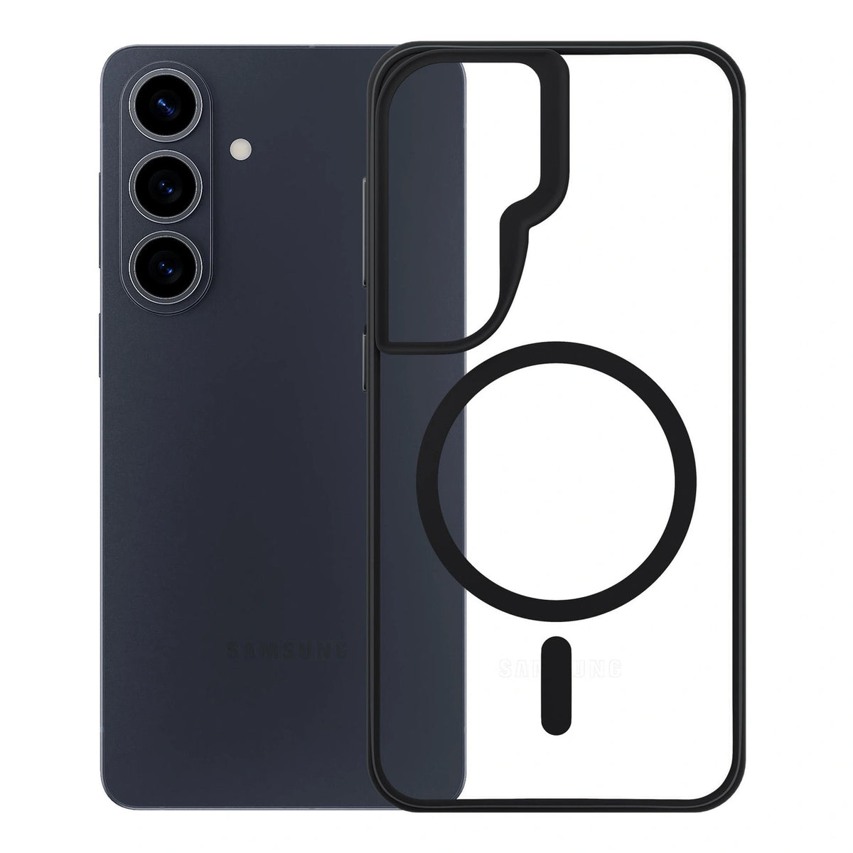 Etui 3mk Satin Armor MagCase na Samsung Galaxy S26 - przezroczysto-czarne – zdjęcie 7