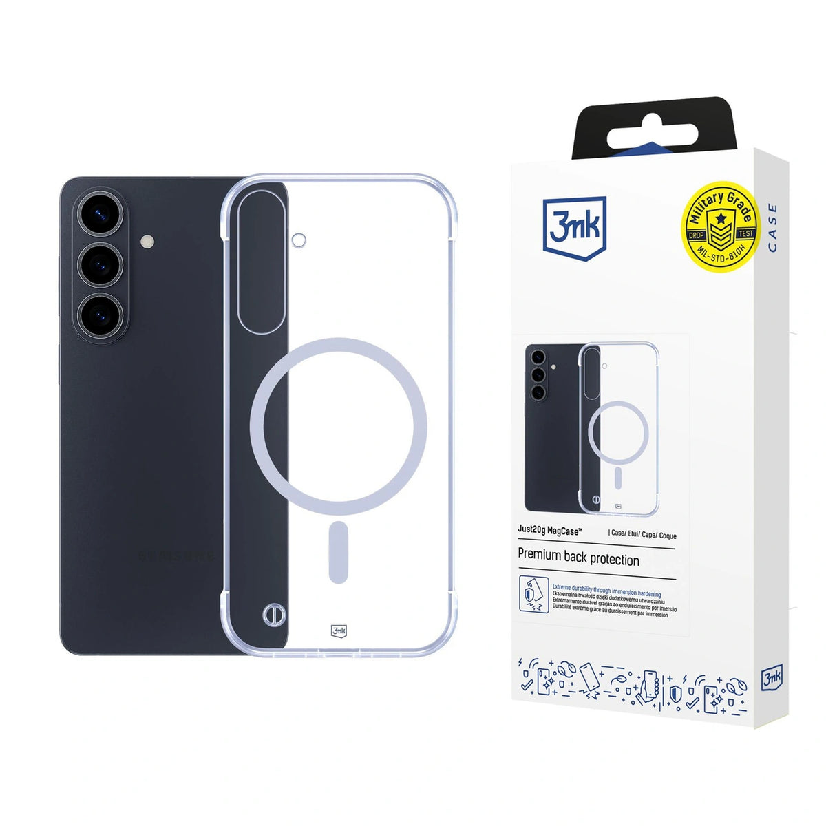 Etui 3mk Just20g MagCase na Samsung Galaxy S26 Pro - przezroczyste