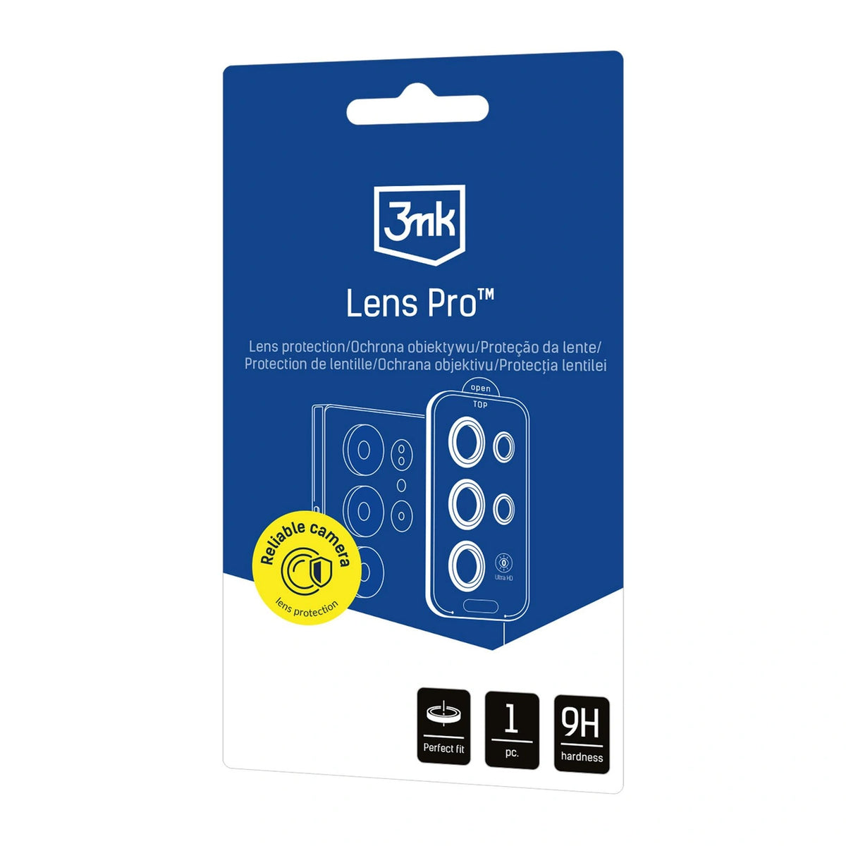 Szkło hybrydowe 3mk Lens Protection Pro Black do na Samsung Galaxy S26+ – zdjęcie 10