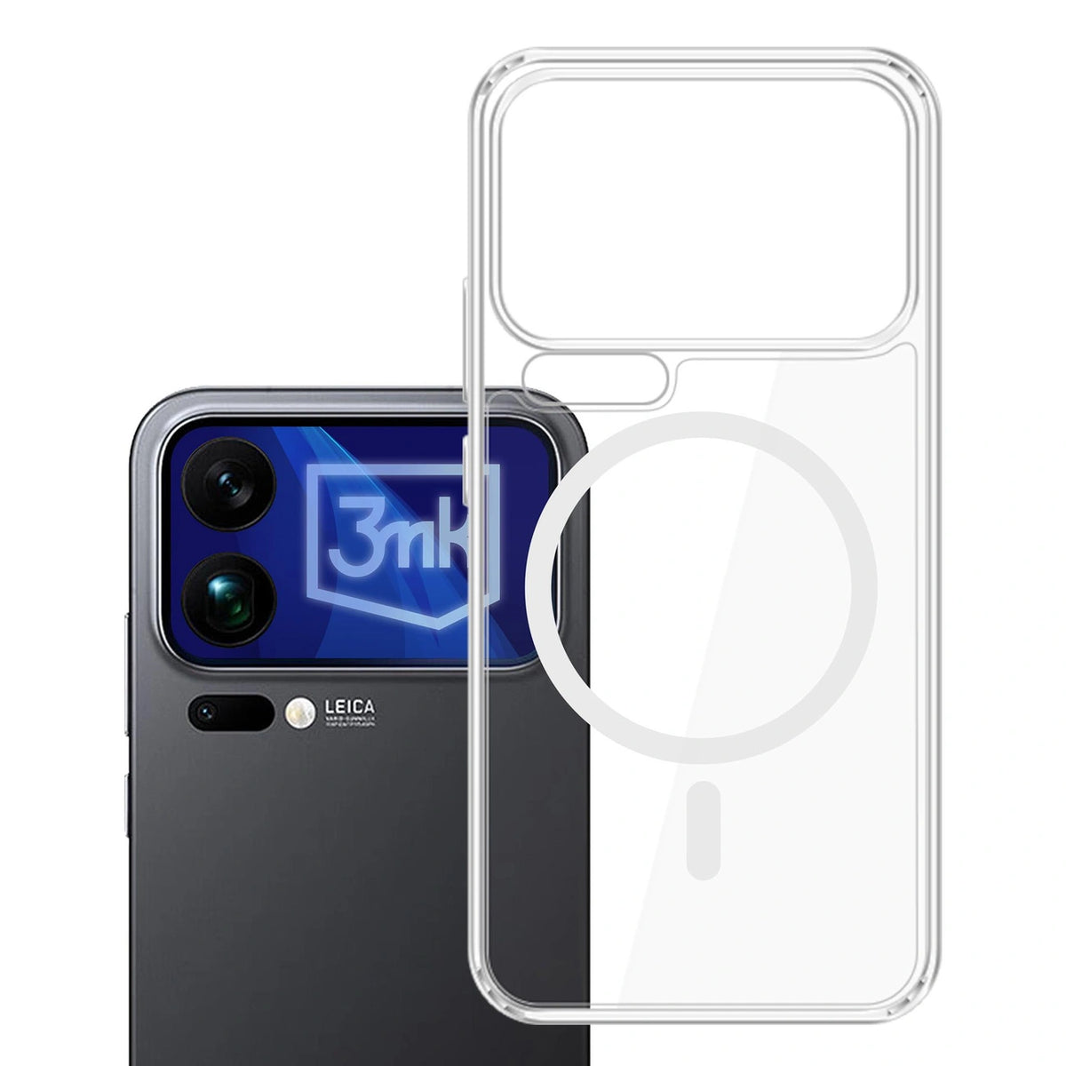 Etui 3mk Armor MagCase na Xiaomi 17 Pro Max - przezroczyste – zdjęcie 3