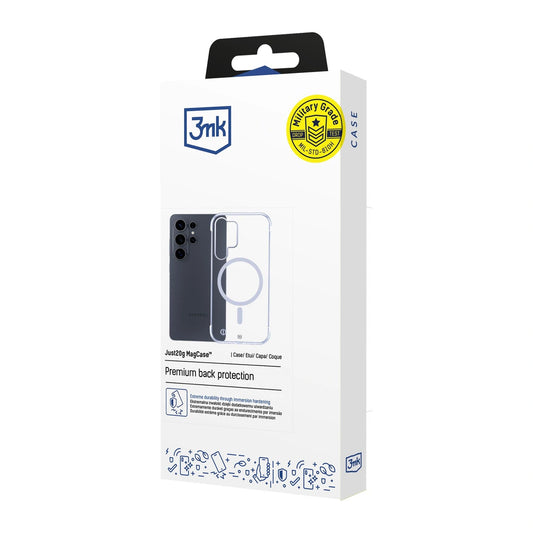 Etui 3mk Just20g MagCase na Samsung Galaxy S26 Ultra - przezroczyste