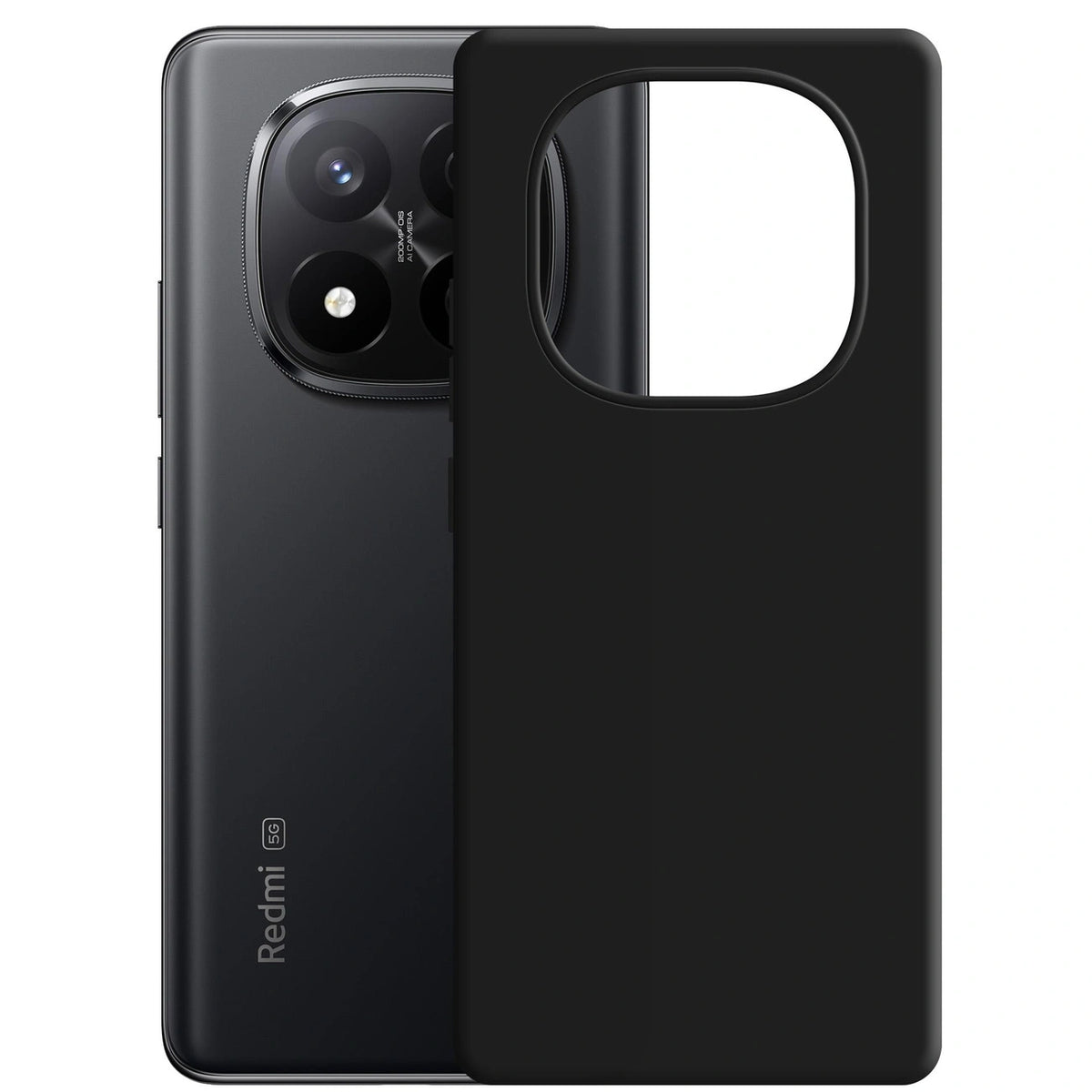 Etui 3mk Matt Case Pro na Xiaomi Redmi Note 15 5G - czarne – zdjęcie 2
