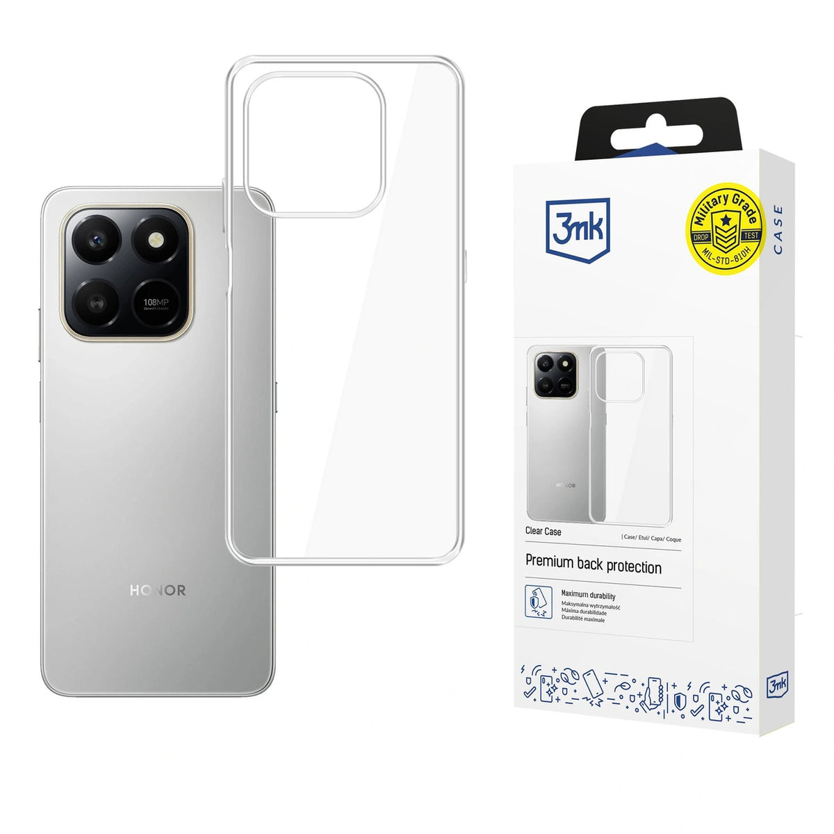 Etui 3mk Clear Case na Honor X7D - przezroczyste