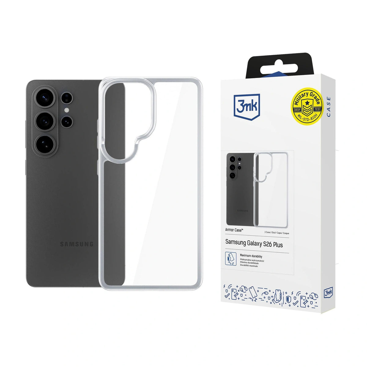 Etui 3mk Armor Case na Samsung Galaxy S26 Ultra - przezroczyste