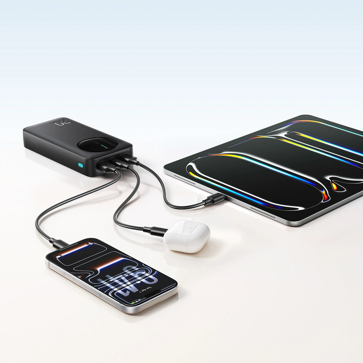 Powerbank Joyroom JR-PBF14 Pro 22,5W 20000mAh z wyświetlaczem - czarny – zdjęcie 14