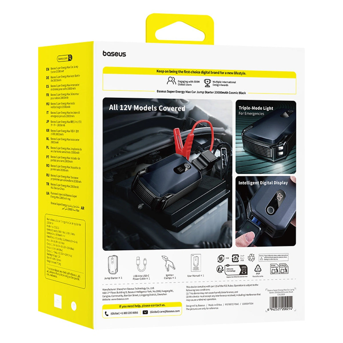Jump starter Baseus Super Energy Max 20000mAh - czarny – zdjęcie 8