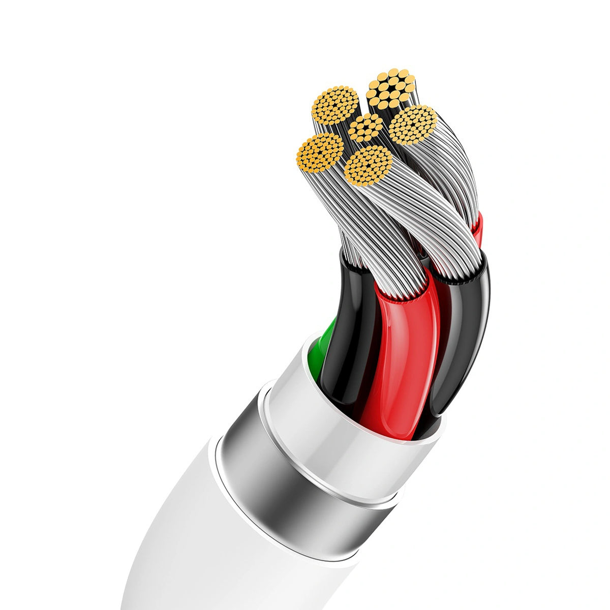 Kabel Baseus Superior Series USB-A - USB-C 100W 1,5m - biały