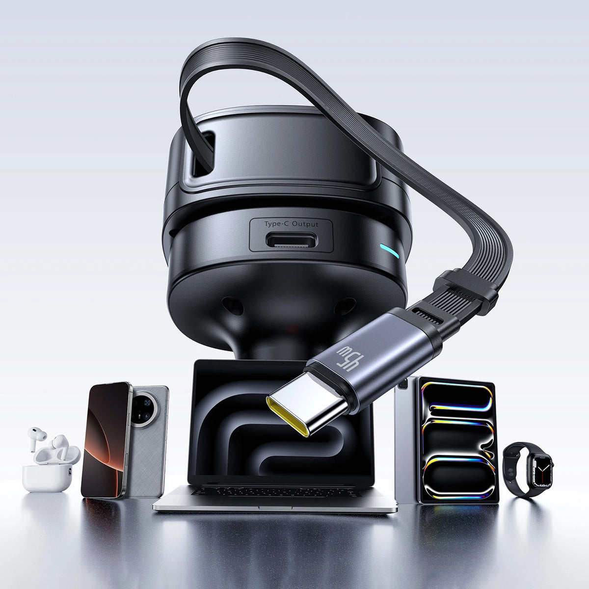 Ładowarka samochodowa Baseus PrimeTrip VR1 60W USB-A USB-C ze - czarna – zdjęcie 13