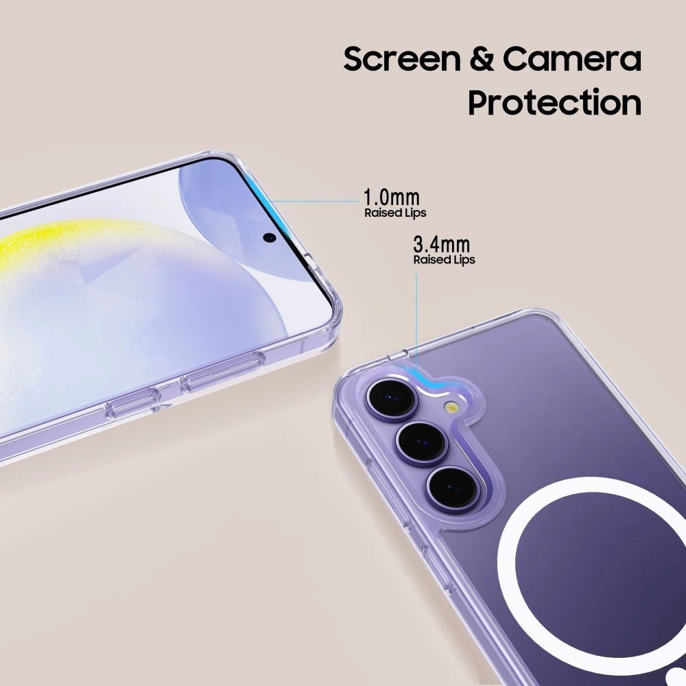 Etui Tech-Protect FlexAir Hybrid na Samsung Galaxy S25 FE - przezroczyste – zdjęcie 4