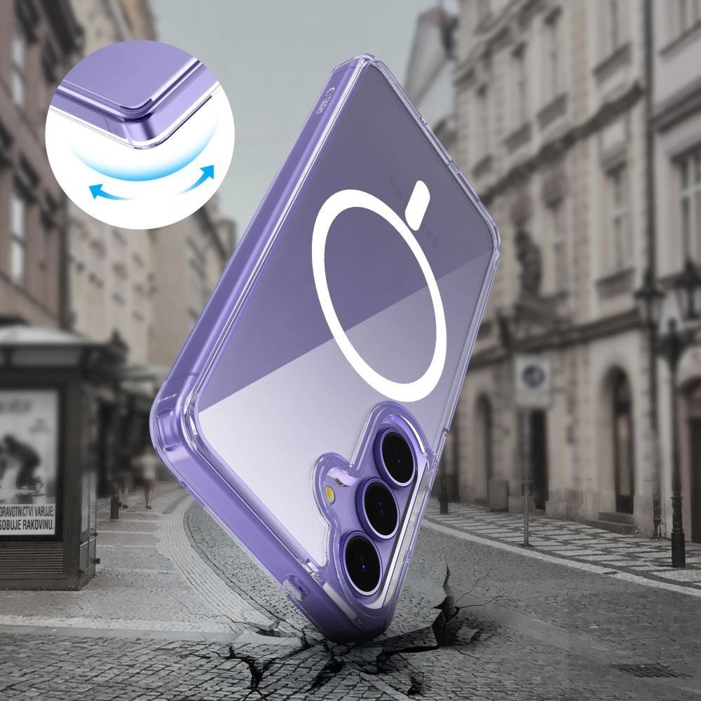Etui Tech-Protect FlexAir Hybrid na Samsung Galaxy S25 FE - przezroczyste – zdjęcie 5