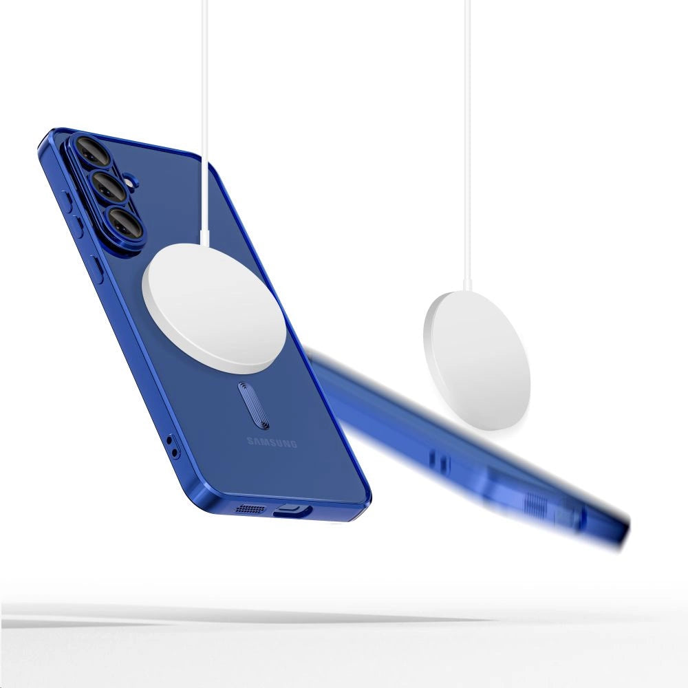 Etui Tech-Protect MagFlex MagSafe na Samsung Galaxy S25 FE - granatowe – zdjęcie 6