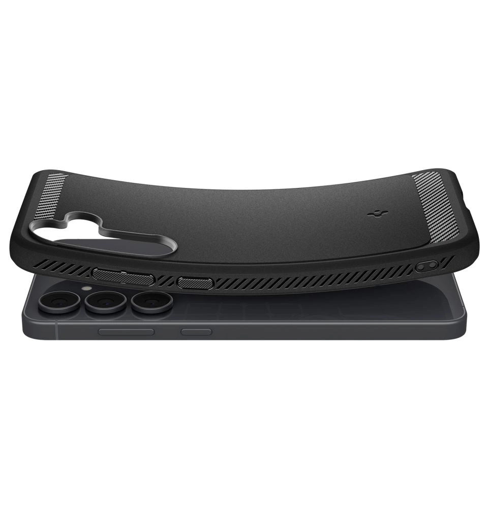 Etui Spigen Rugged Armor na Samsung Galaxy S25 FE - czarny mat – zdjęcie 10