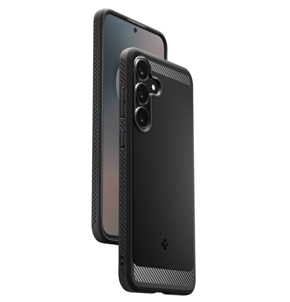 Etui Spigen Rugged Armor na Samsung Galaxy S25 FE - czarny mat – zdjęcie 9