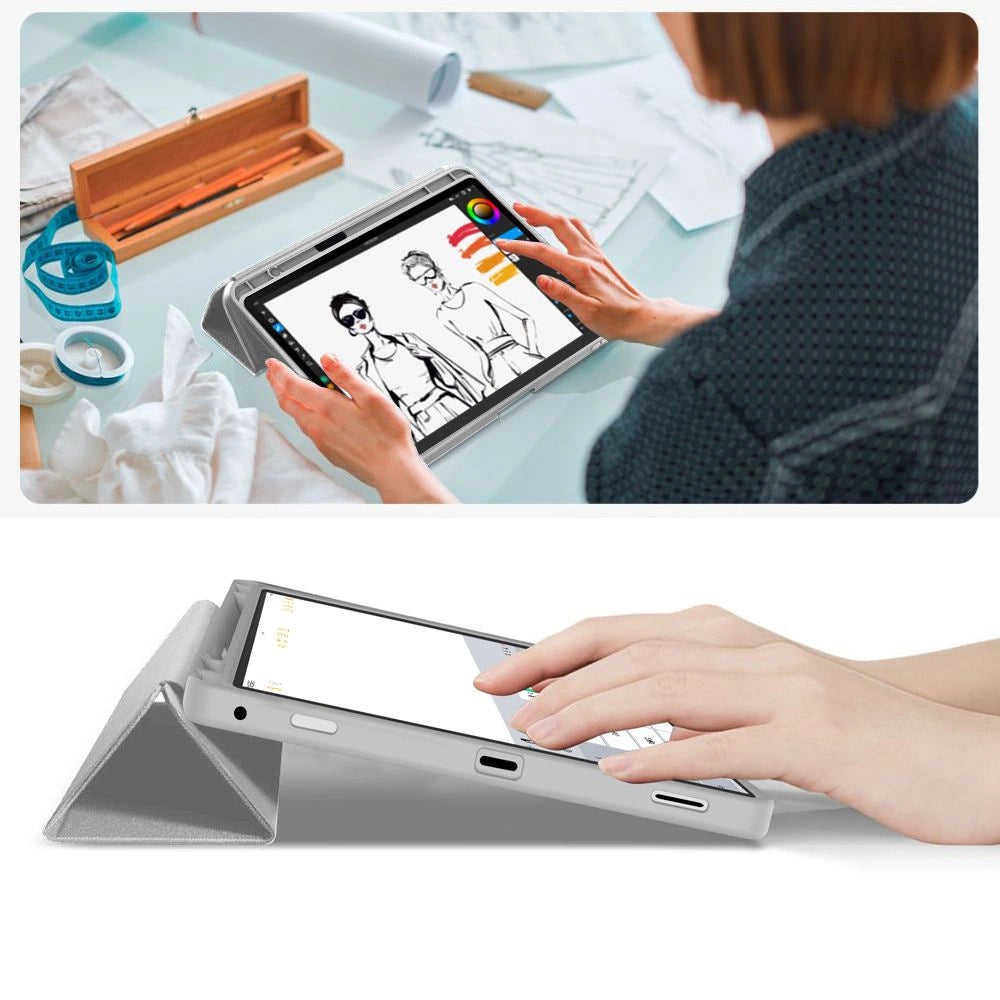 Etui Tech-Protect SmartCase Pen na Samsung Galaxy Tab S9 11.0 - szare – zdjęcie 9