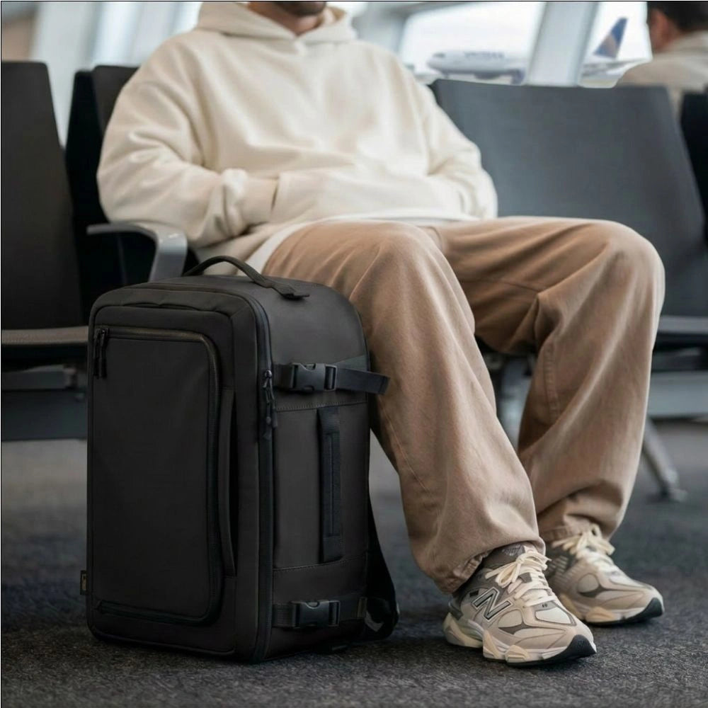 Plecak Tech-Protect Defender S50 do Ryanair & Wizzar, na laptopa 20L - czarny – zdjęcie 10