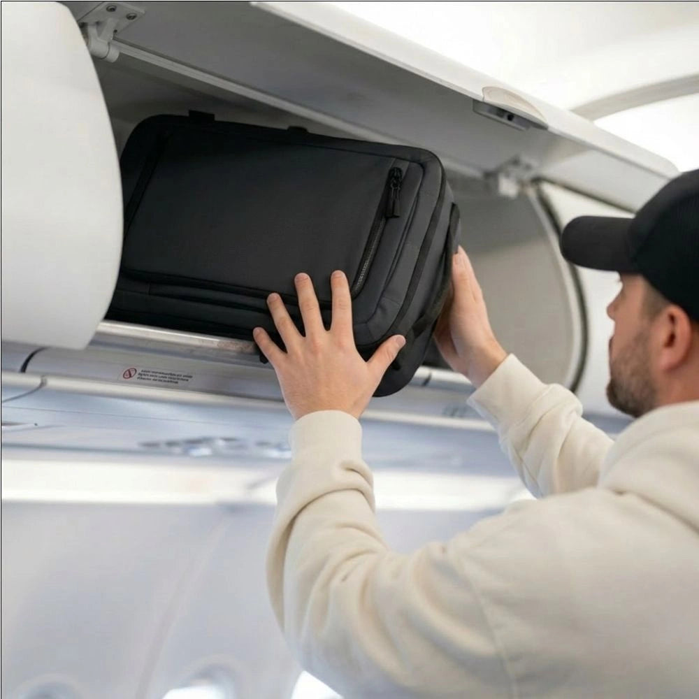 Plecak Tech-Protect Defender S50 do Ryanair & Wizzar, na laptopa 20L - czarny – zdjęcie 8