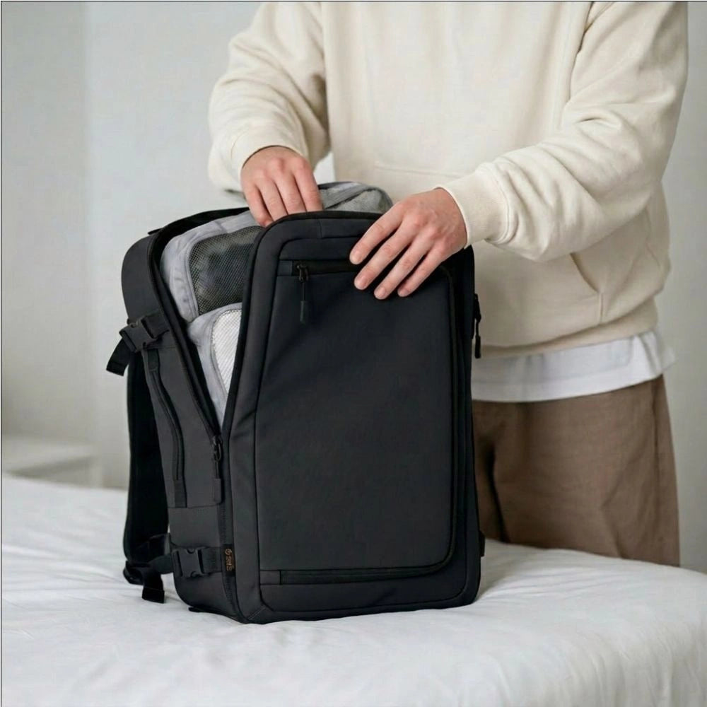 Plecak Tech-Protect Defender S50 do Ryanair & Wizzar, na laptopa 20L - czarny – zdjęcie 9