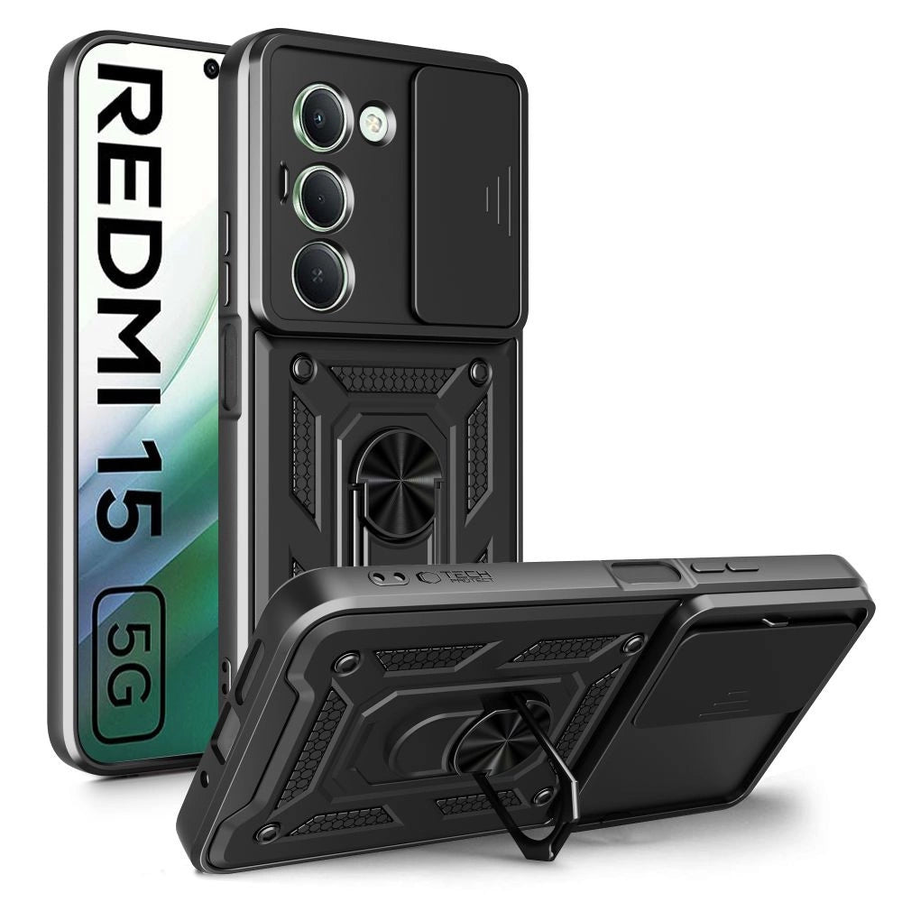 Etui Tech-Protect CamShield Pro na Xiaomi Redmi 15 4G / 5G - czarne